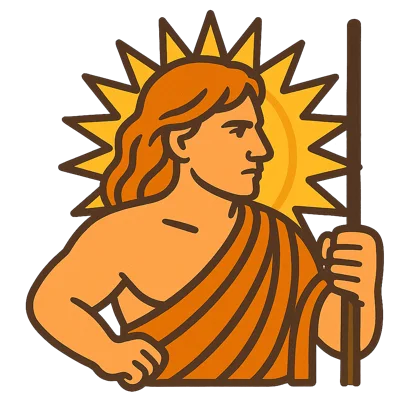 Ilustración mitológica de Helios